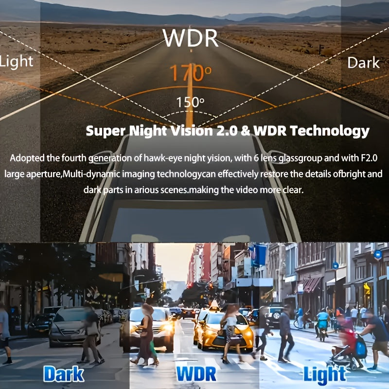 UHD Car Tachograph, Car Camera 4K