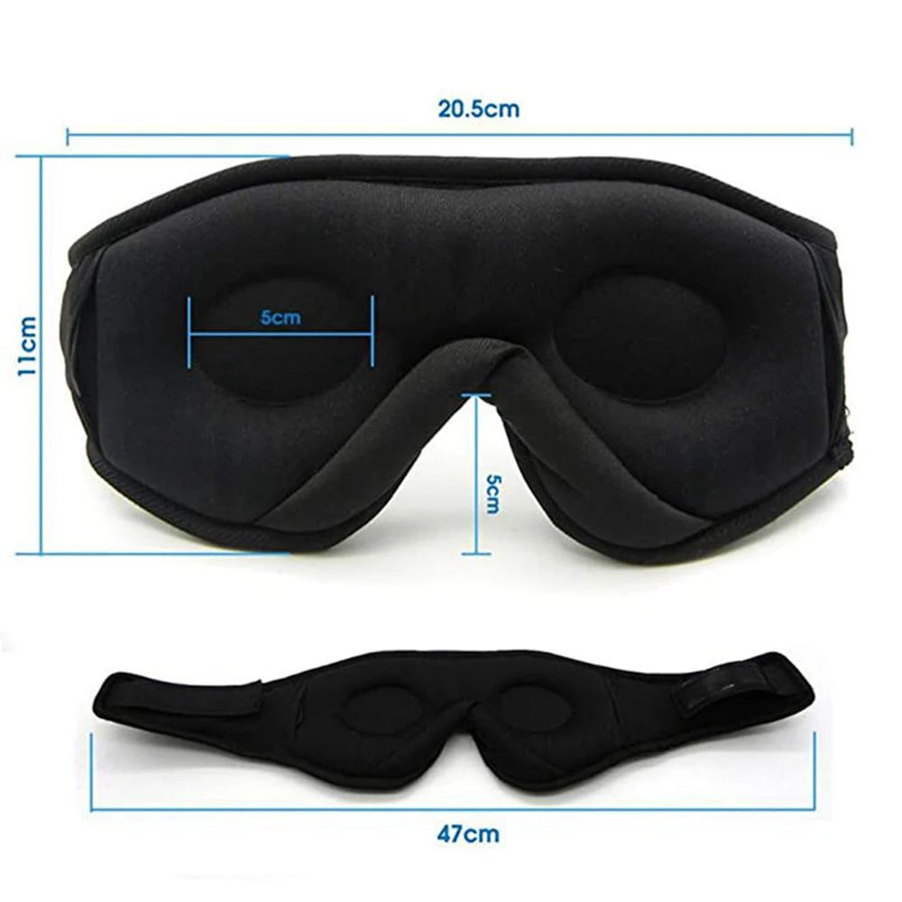 3D Eye Mask For Sleep with Headphones Bluetooth