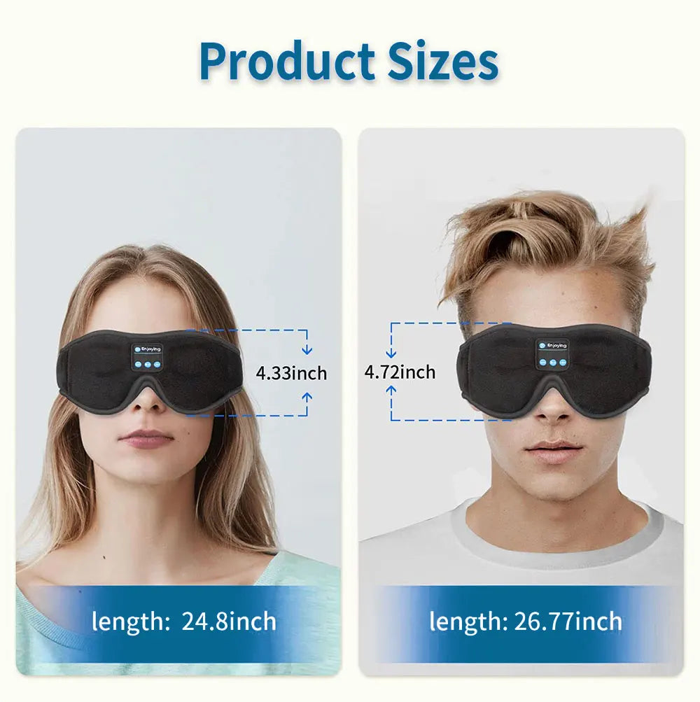 3D Eye Mask For Sleep with Headphones Bluetooth