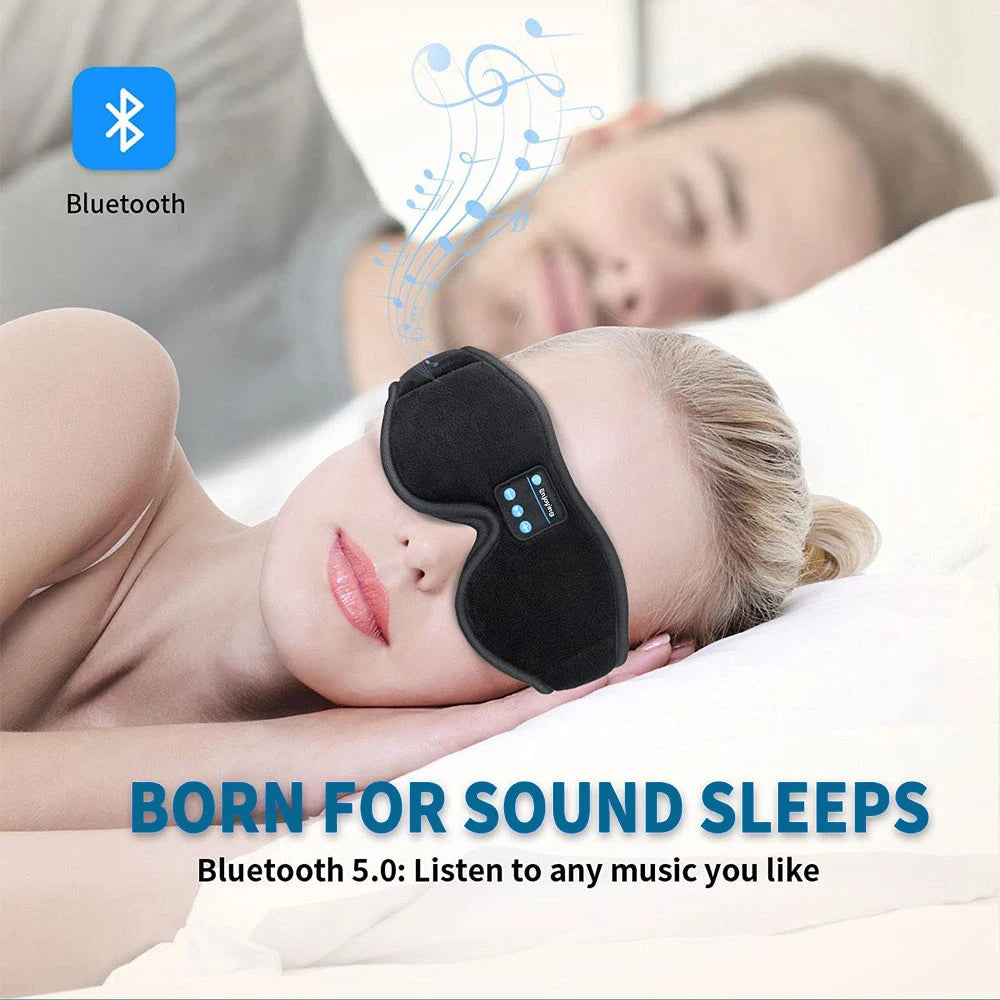3D Eye Mask For Sleep with Headphones Bluetooth