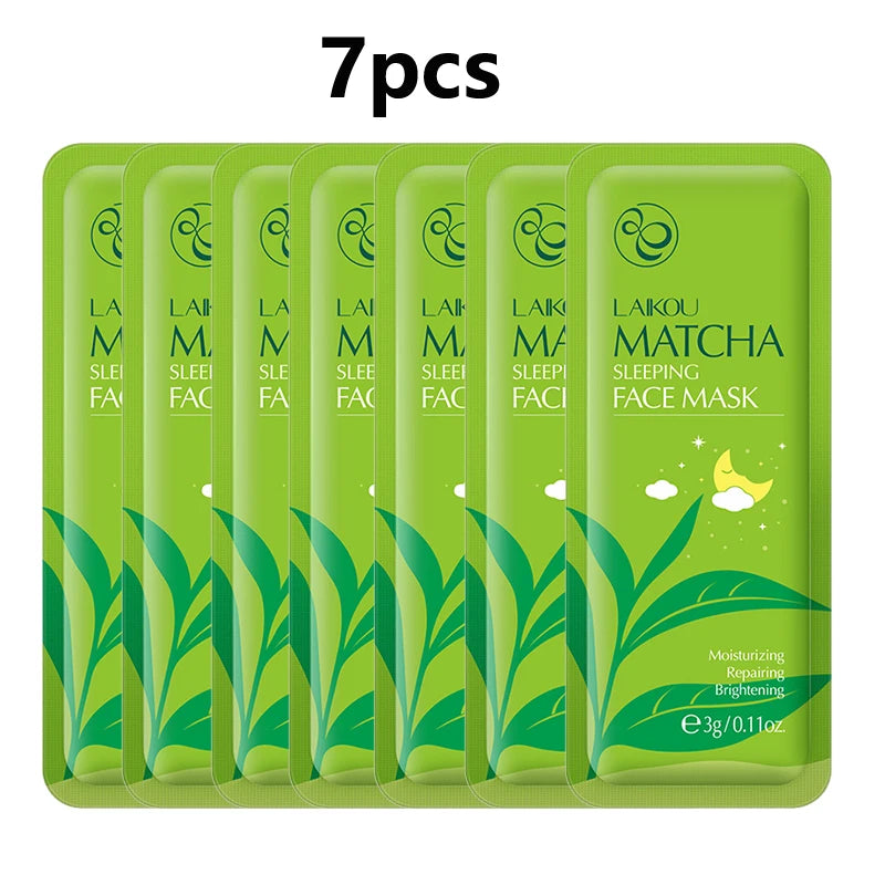 7pcs Moisturizing Facial Mask Hydrating Sleeping Face Sheet Masks Repairing