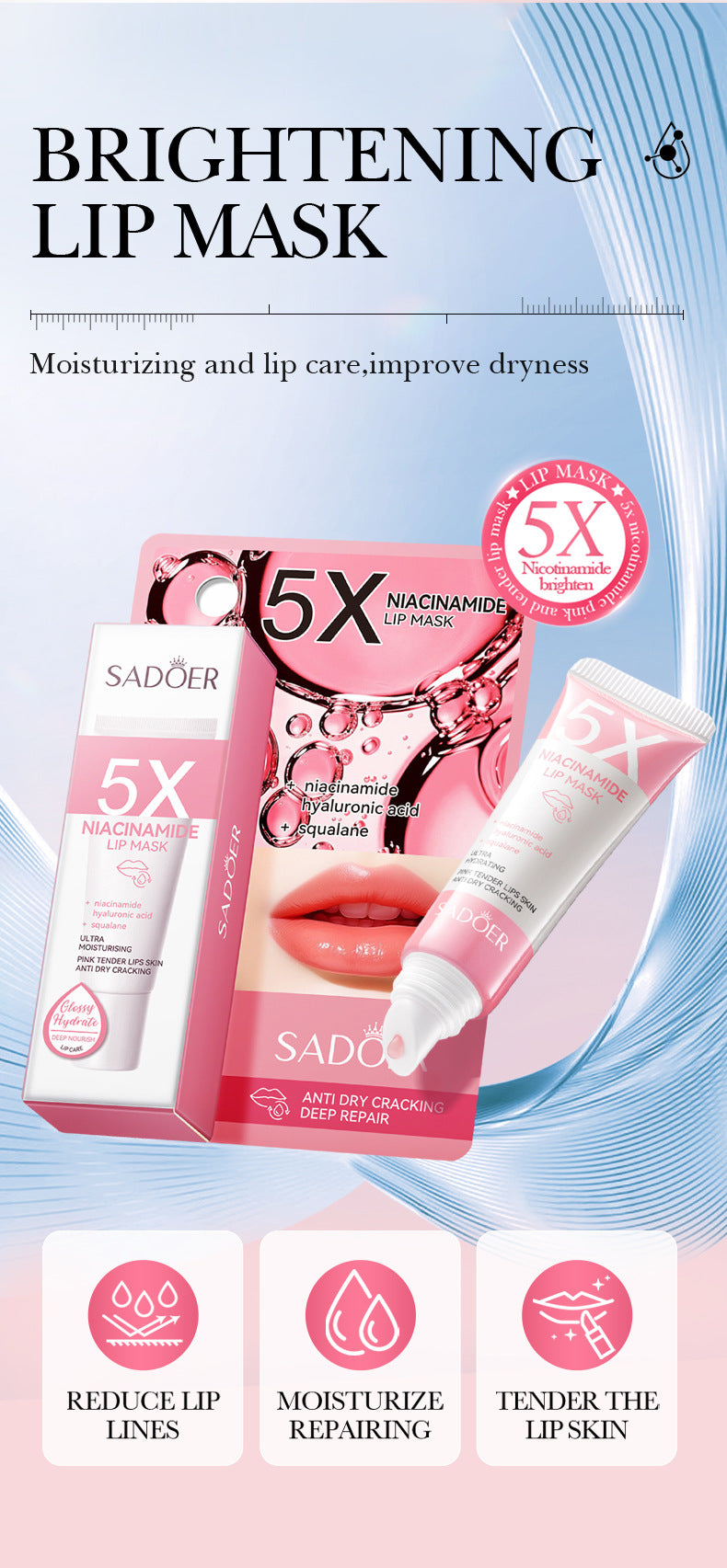 Gloss Exfoliating Lip Balm Lightening