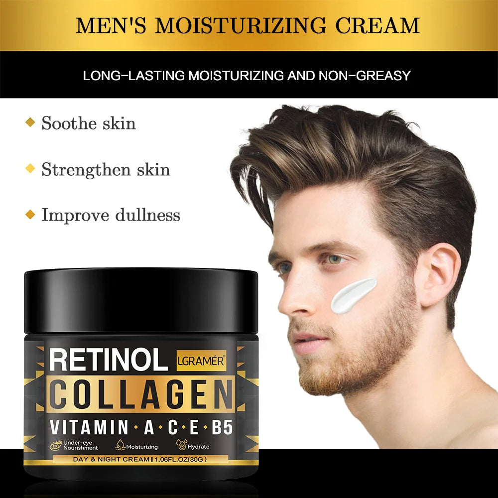 Men's Retinol Collagen Face Cream Skincare
