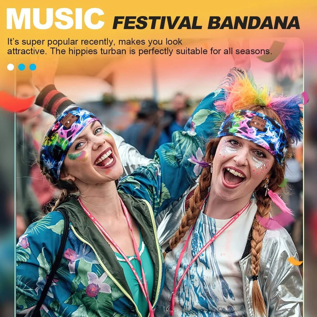 Bluetooth Earphones and  Sleeping HYE Headband Elastic Wireless Headphones Music Eye Mask Wireless Bluetooth Headset Headband