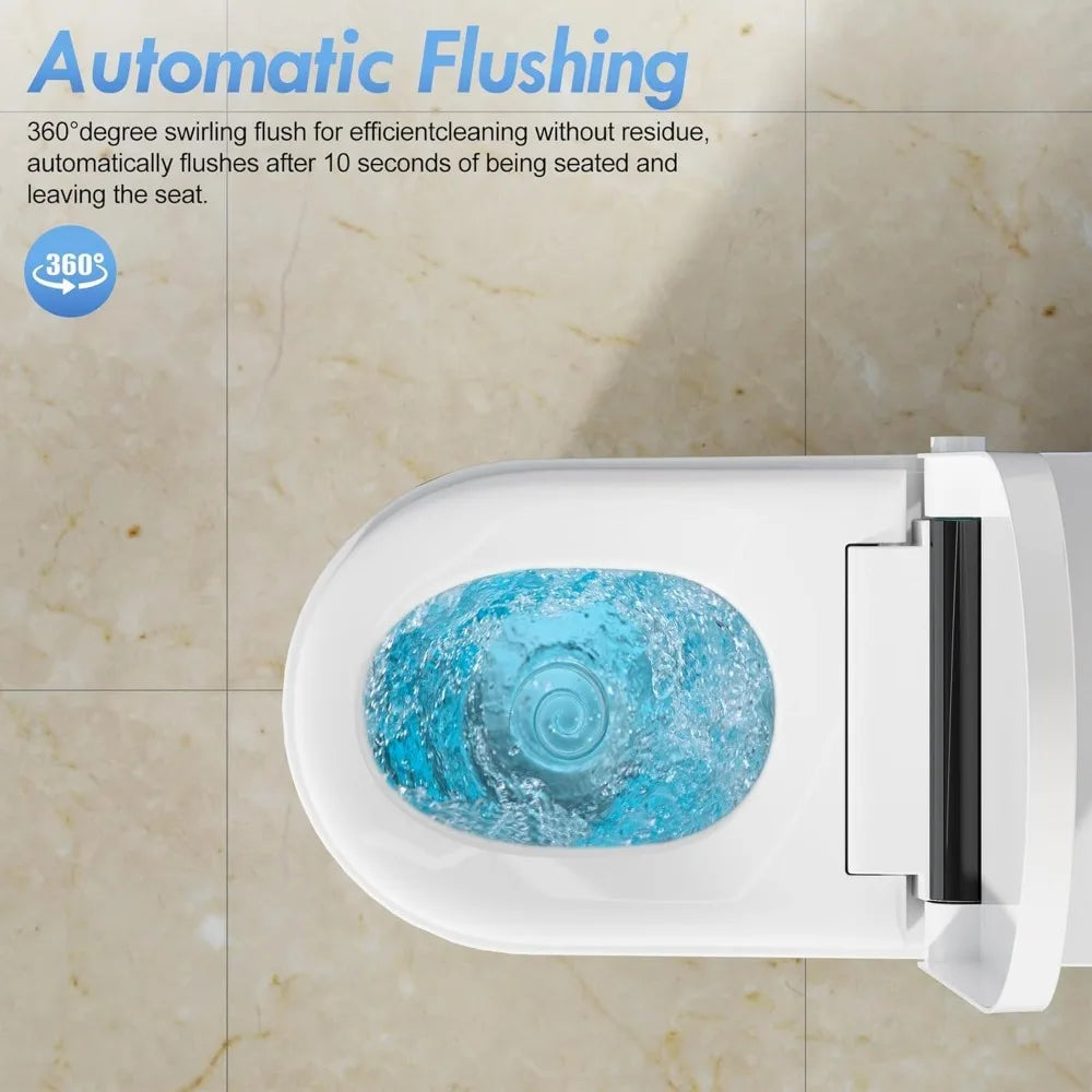 Heated seat, Smart Toilet with Tank