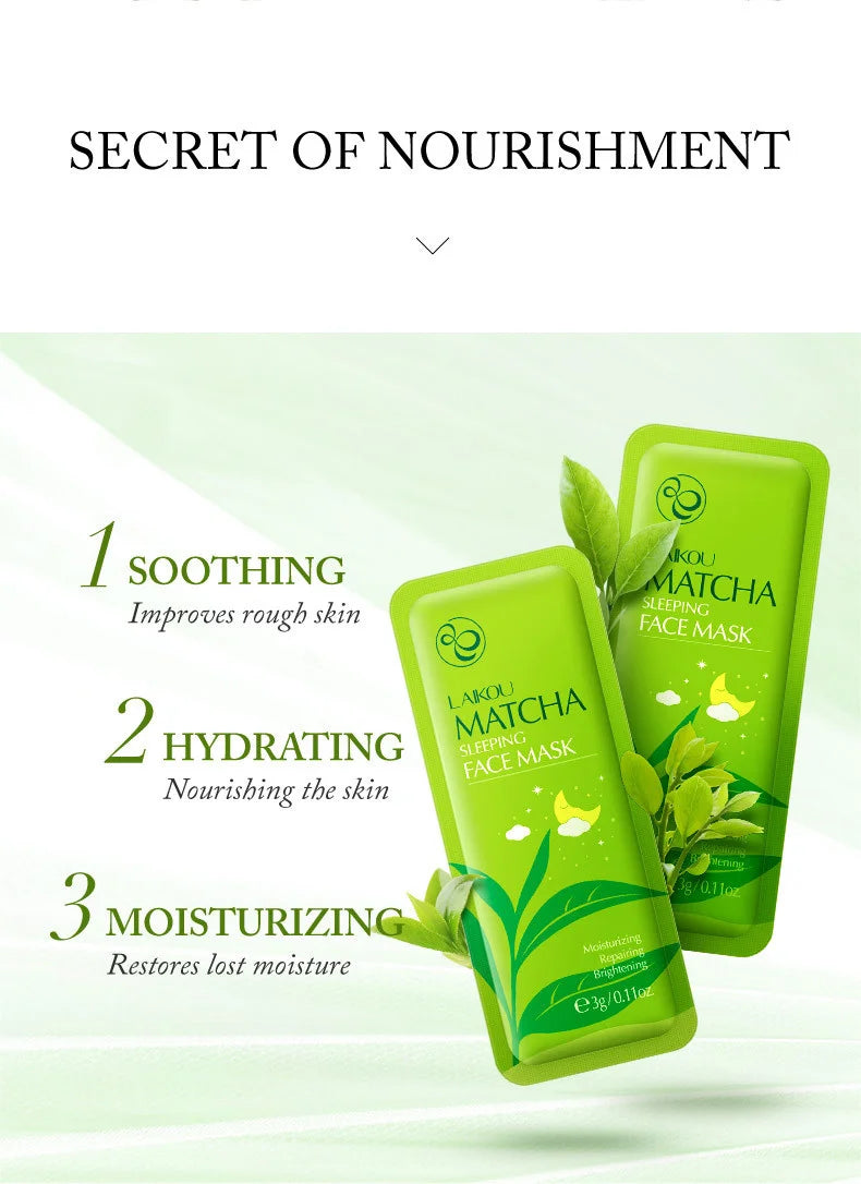 7pcs Moisturizing Facial Mask Hydrating Sleeping Face Sheet Masks Repairing
