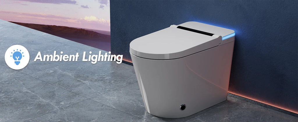 Heated seat, Smart Toilet with Tank