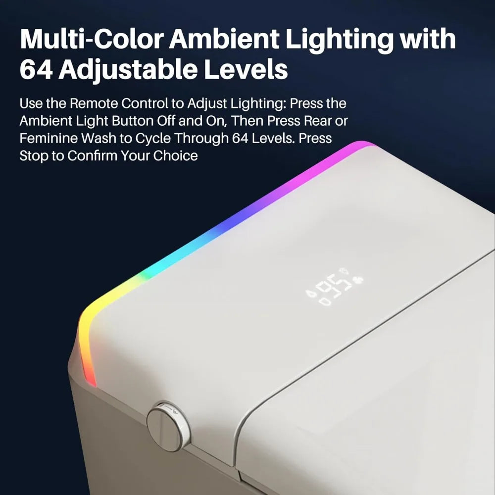 Foot Sensor Smart Toilet