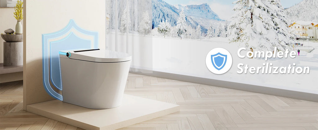 Heated seat, Smart Toilet with Tank