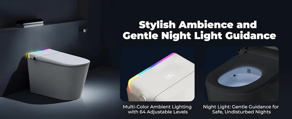 Foot Sensor Smart Toilet