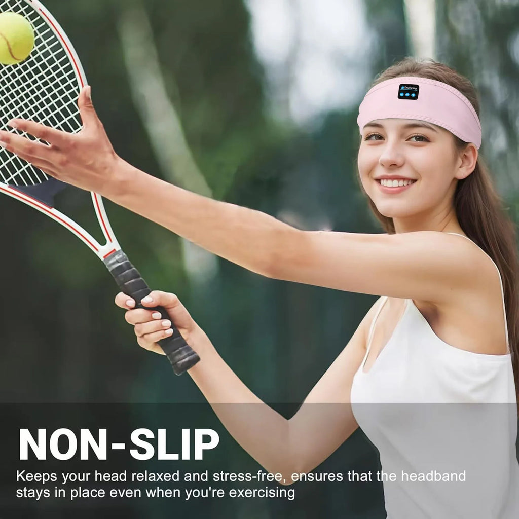 Bluetooth Earphones and  Sleeping HYE Headband Elastic Wireless Headphones Music Eye Mask Wireless Bluetooth Headset Headband