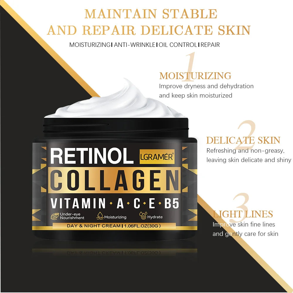 Men's Retinol Collagen Face Cream Skincare