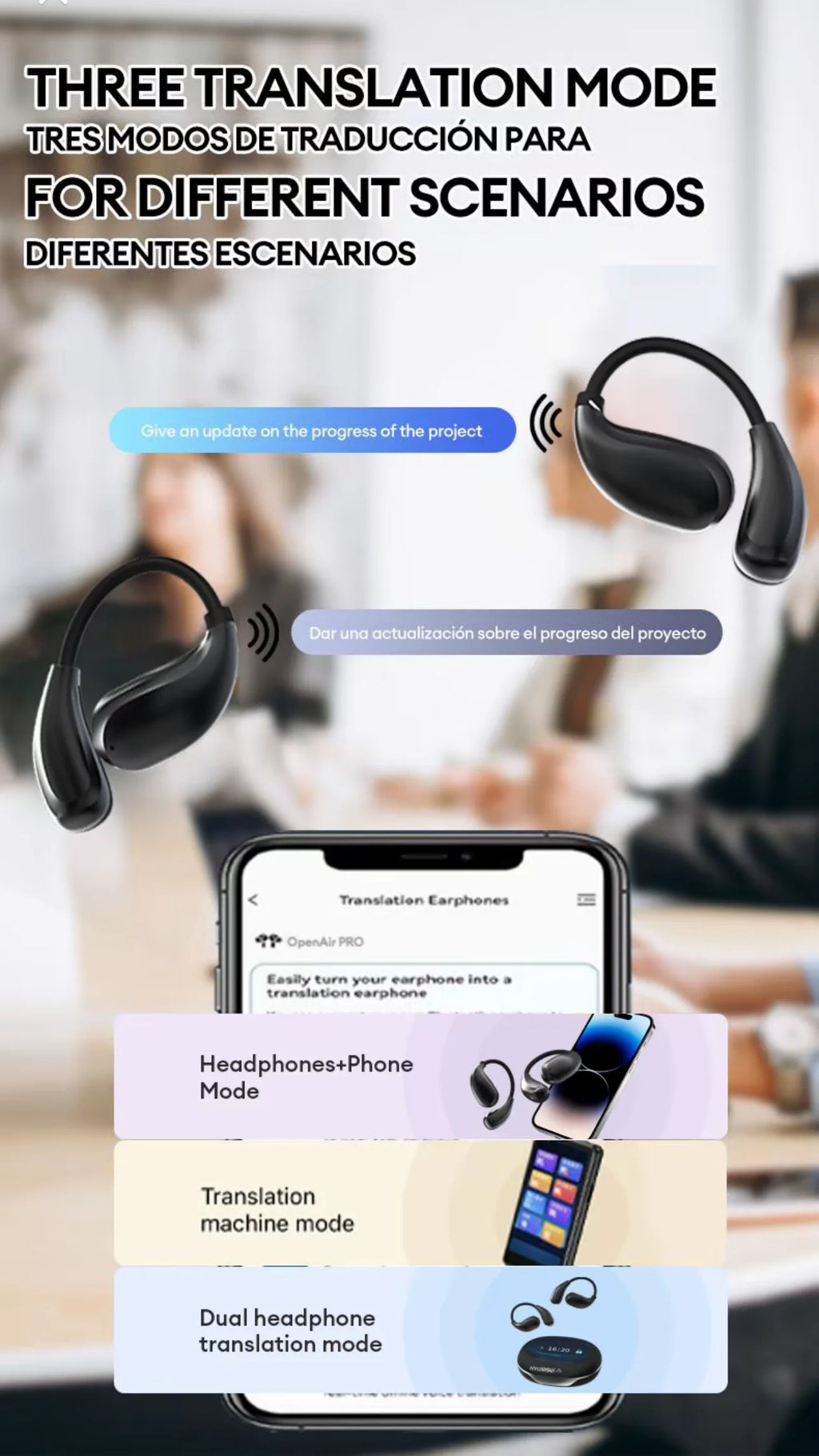 Hyundai OpenAir Pro Translation Earphones