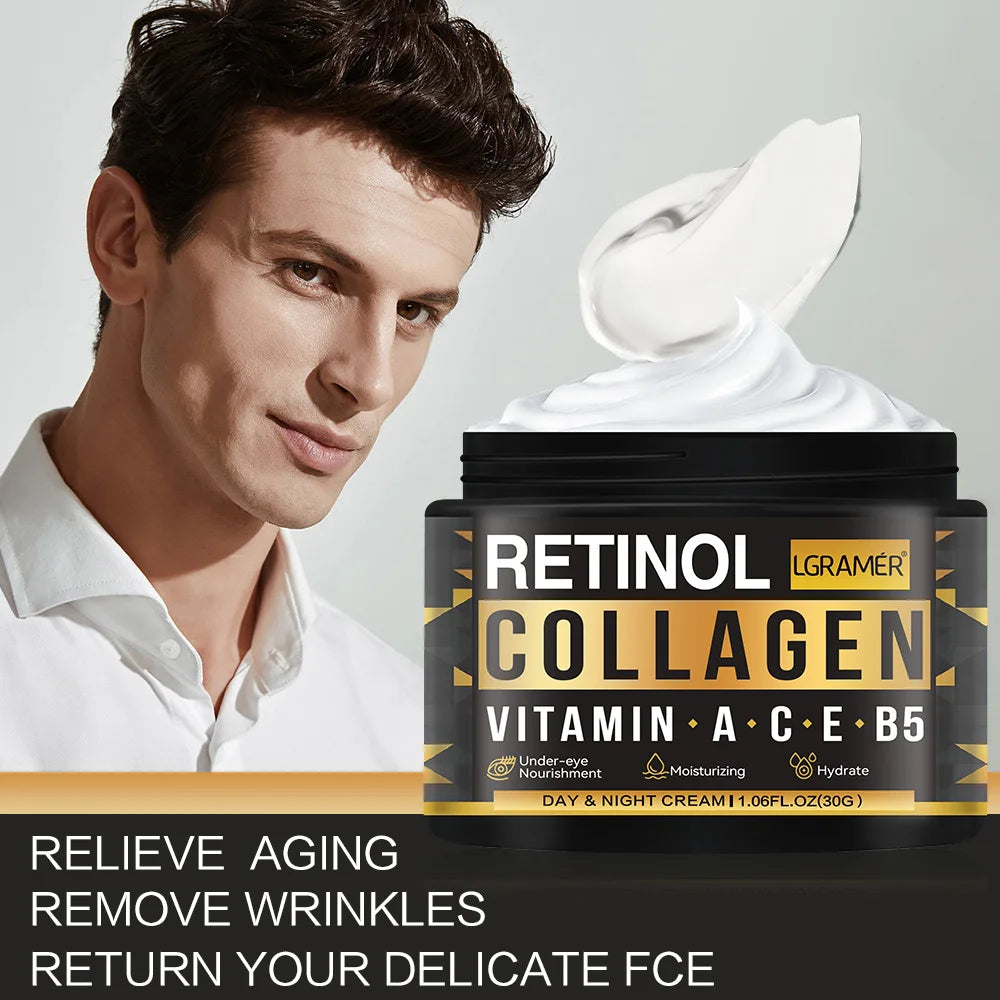 Men's Retinol Collagen Face Cream Skincare