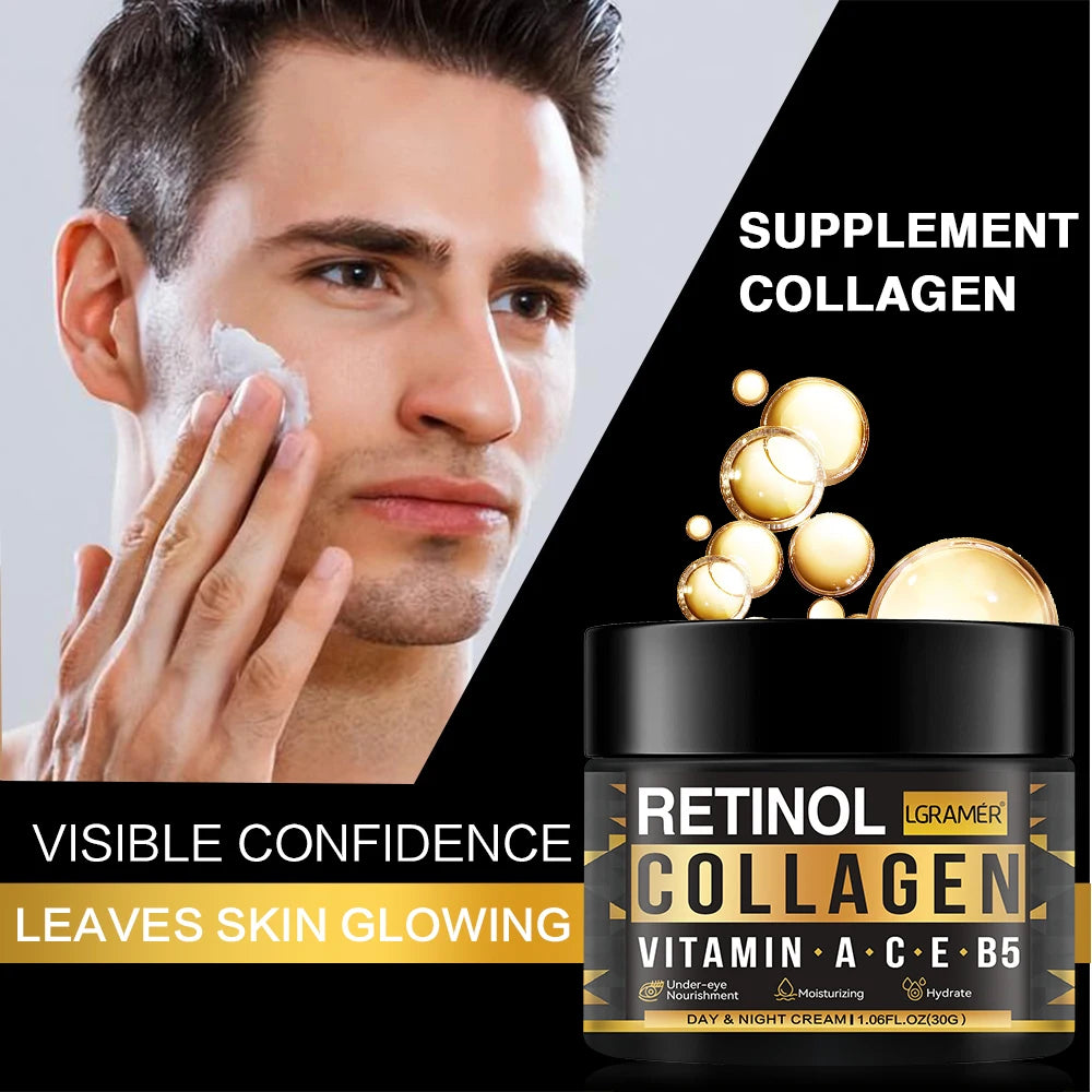 Men's Retinol Collagen Face Cream Skincare