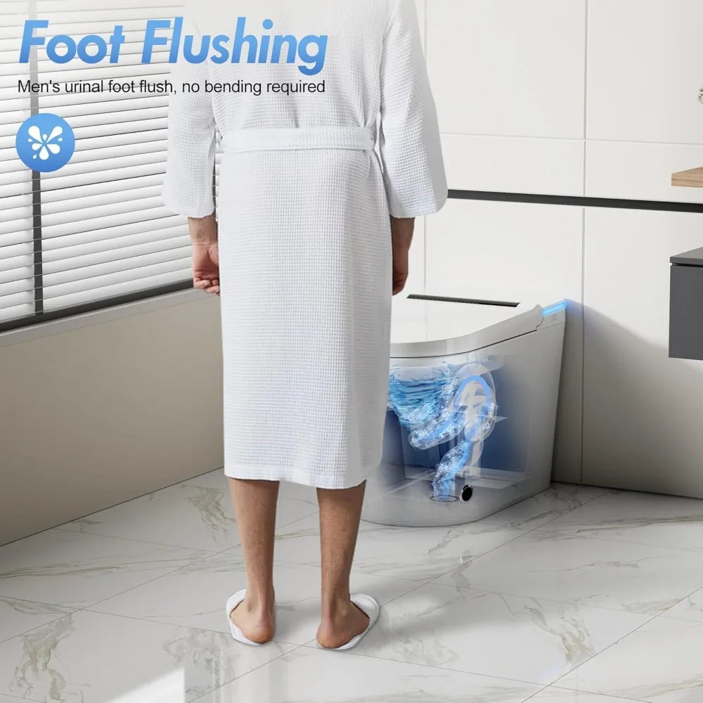 Heated seat, Smart Toilet with Tank