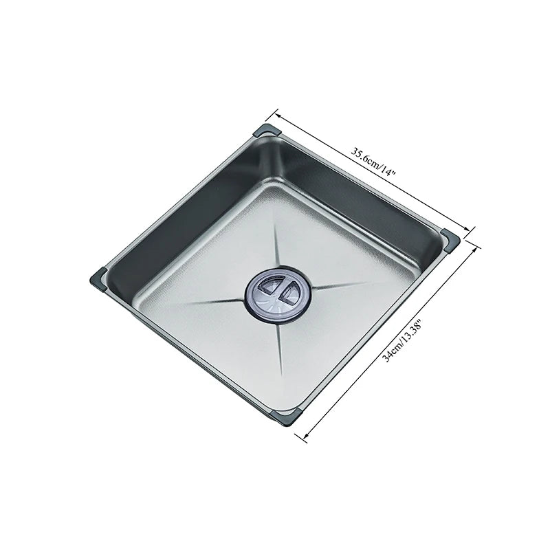 Kitchen Sink, Stainless Steel Waterfall Digital Display Faucet Set