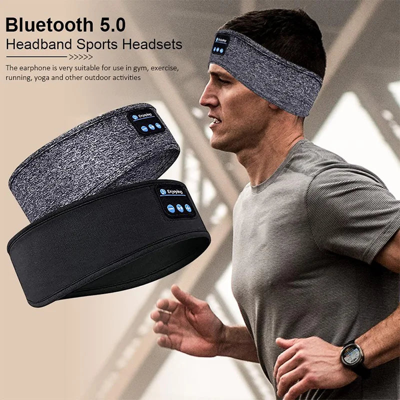 Sleeping Headband Music Eye Mask Bluetooth Earphones Sports Sleeping Headband
