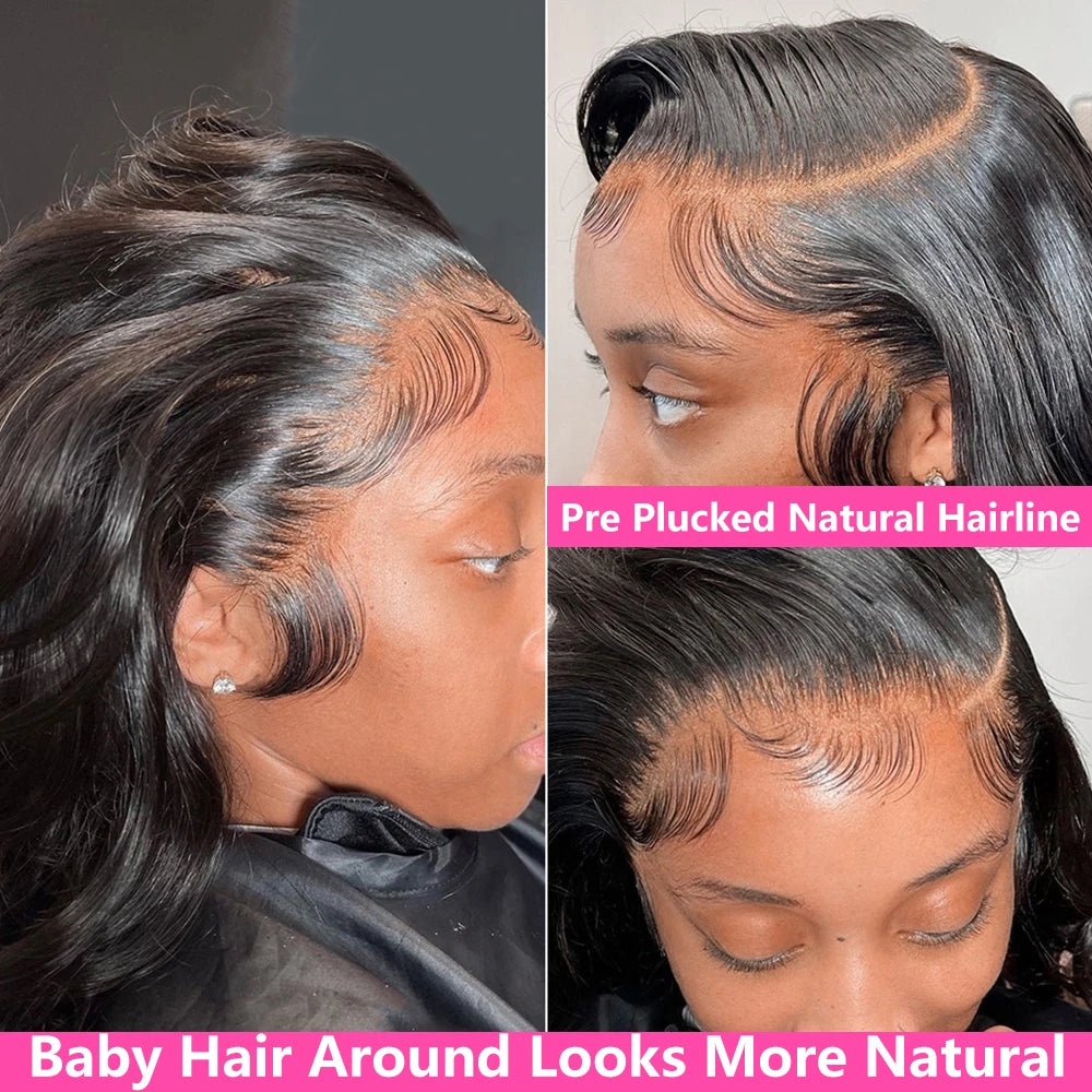 30 40 Inch 13x4 13x6 HD  Lace Front Wig Pre Plucked Loose Wave Lace Frontal Wig 100% Human Hair Wigs