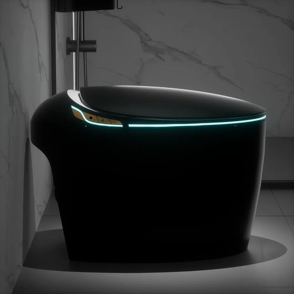 Adjusted Heated Seat, Luxury Smart Toilet With Bidet