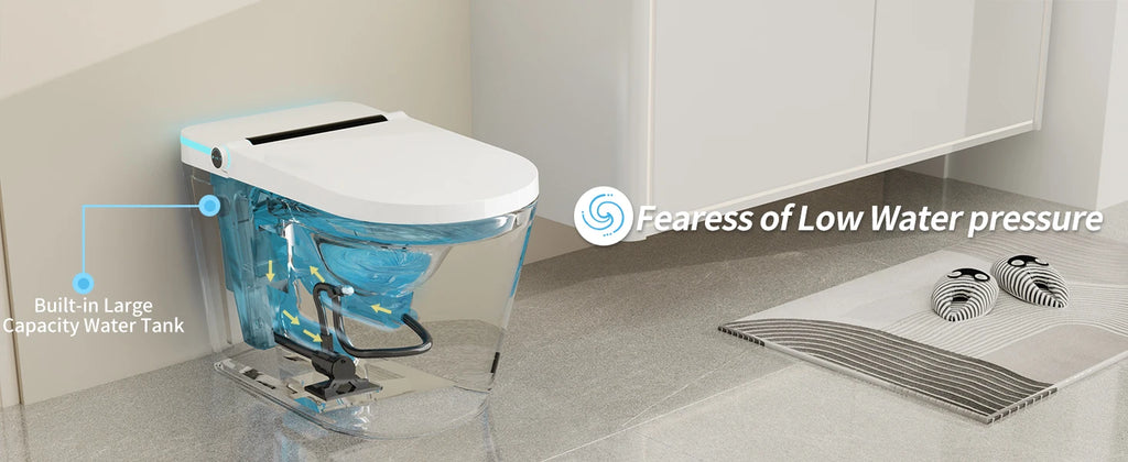 Heated seat, Smart Toilet with Tank