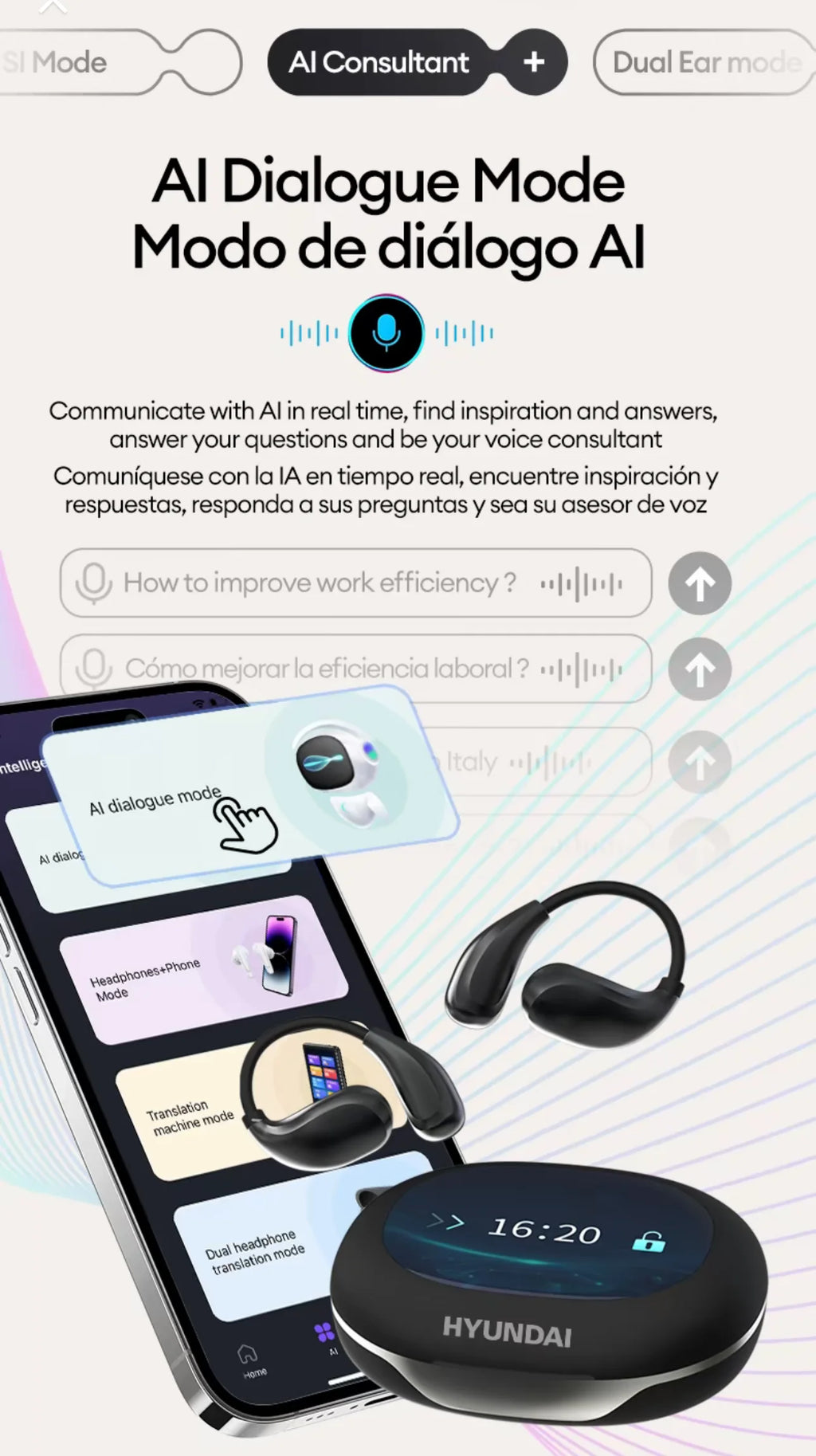 Hyundai OpenAir Pro Translation Earphones