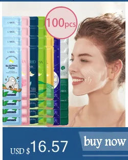7pcs Moisturizing Facial Mask Hydrating Sleeping Face Sheet Masks Repairing