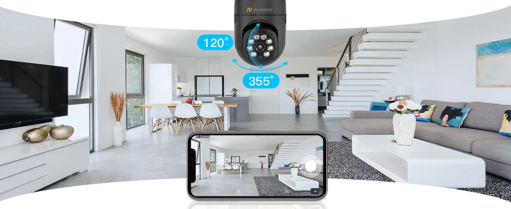 Light Bulb Security Camera, 360°