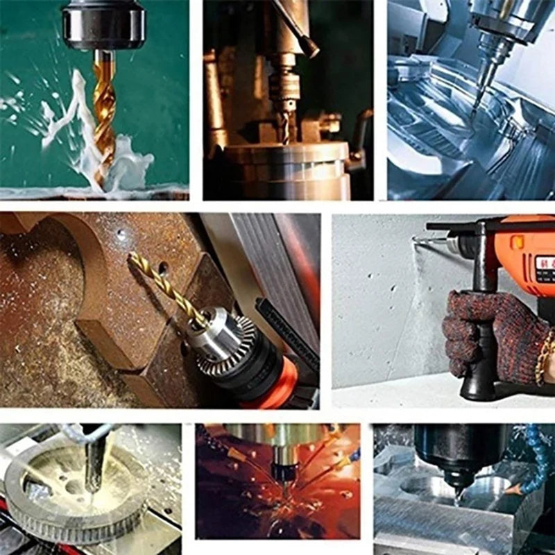 Titanium Coated Drill Bits HSS High Speed Steel Set Tool