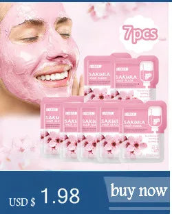 7pcs Moisturizing Facial Mask Hydrating Sleeping Face Sheet Masks Repairing