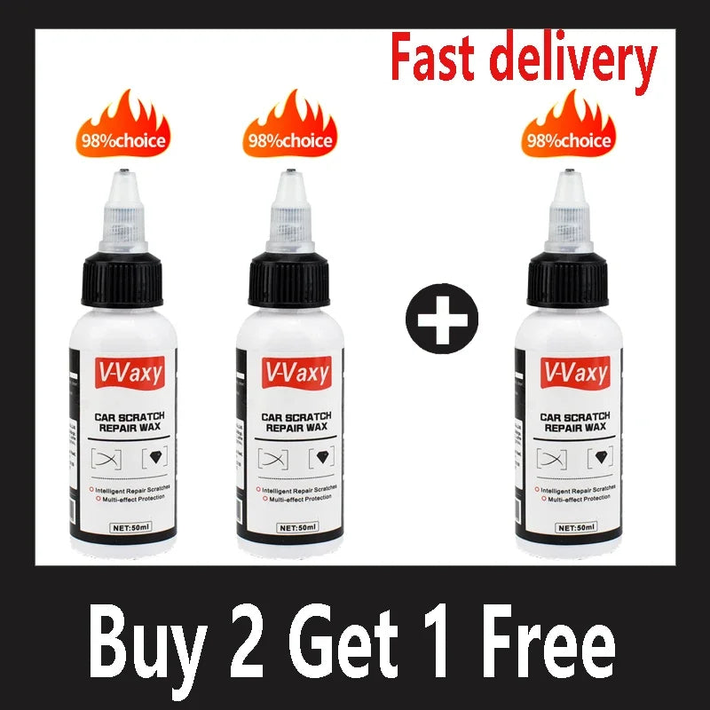 Car Scratch Repair Wax Safe to Use with Specially Mild Formula Car Polish Wax Suitable for Sun Lines Nail Lines Flying Paint