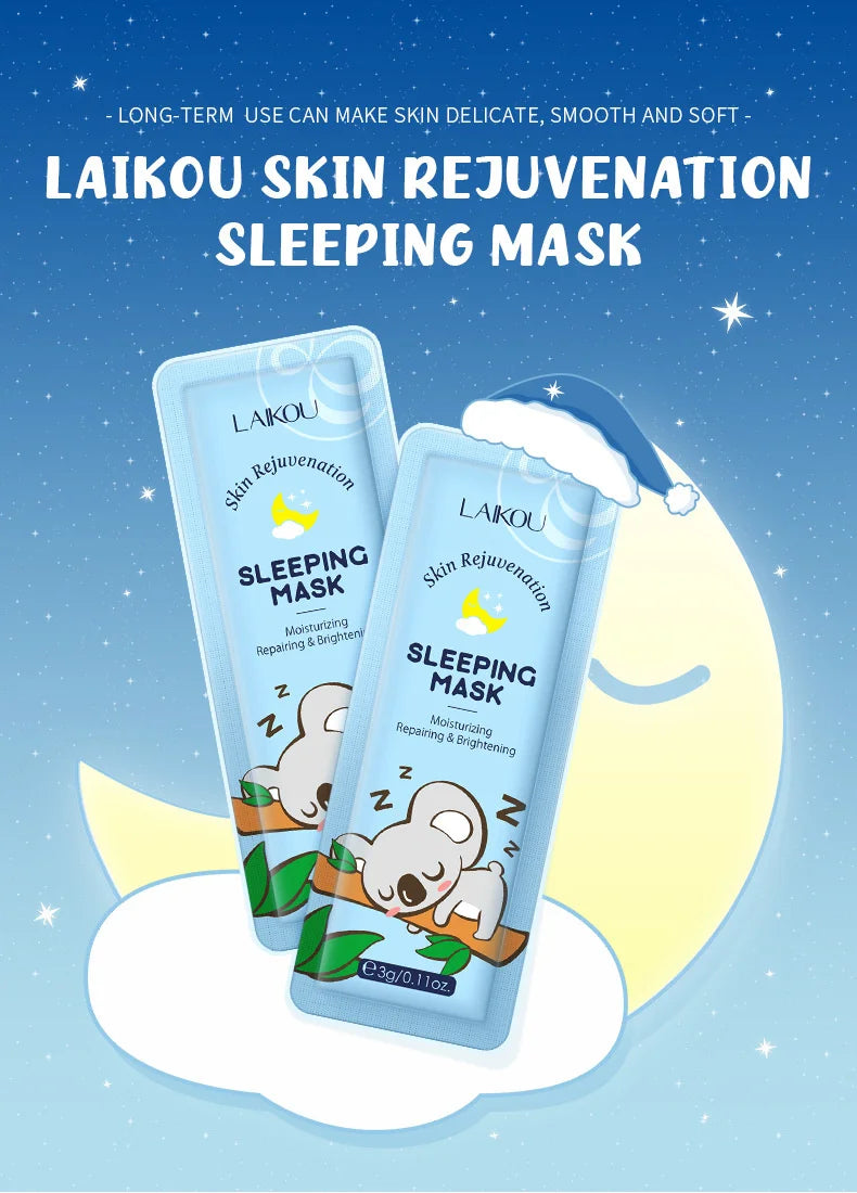 7pcs Moisturizing Facial Mask Hydrating Sleeping Face Sheet Masks Repairing