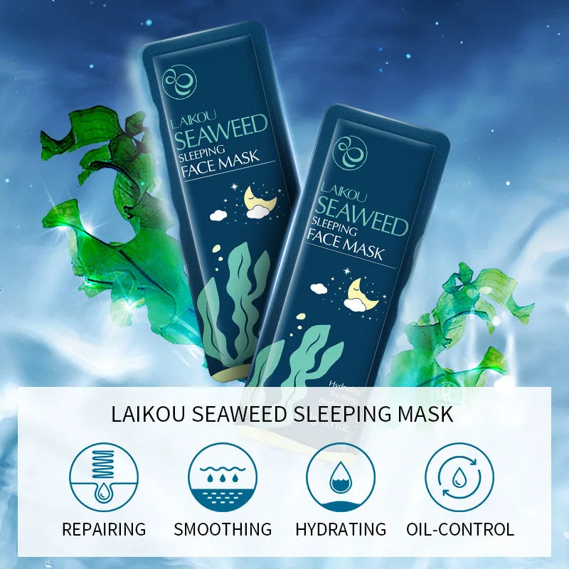 7pcs Moisturizing Facial Mask Hydrating Sleeping Face Sheet Masks Repairing