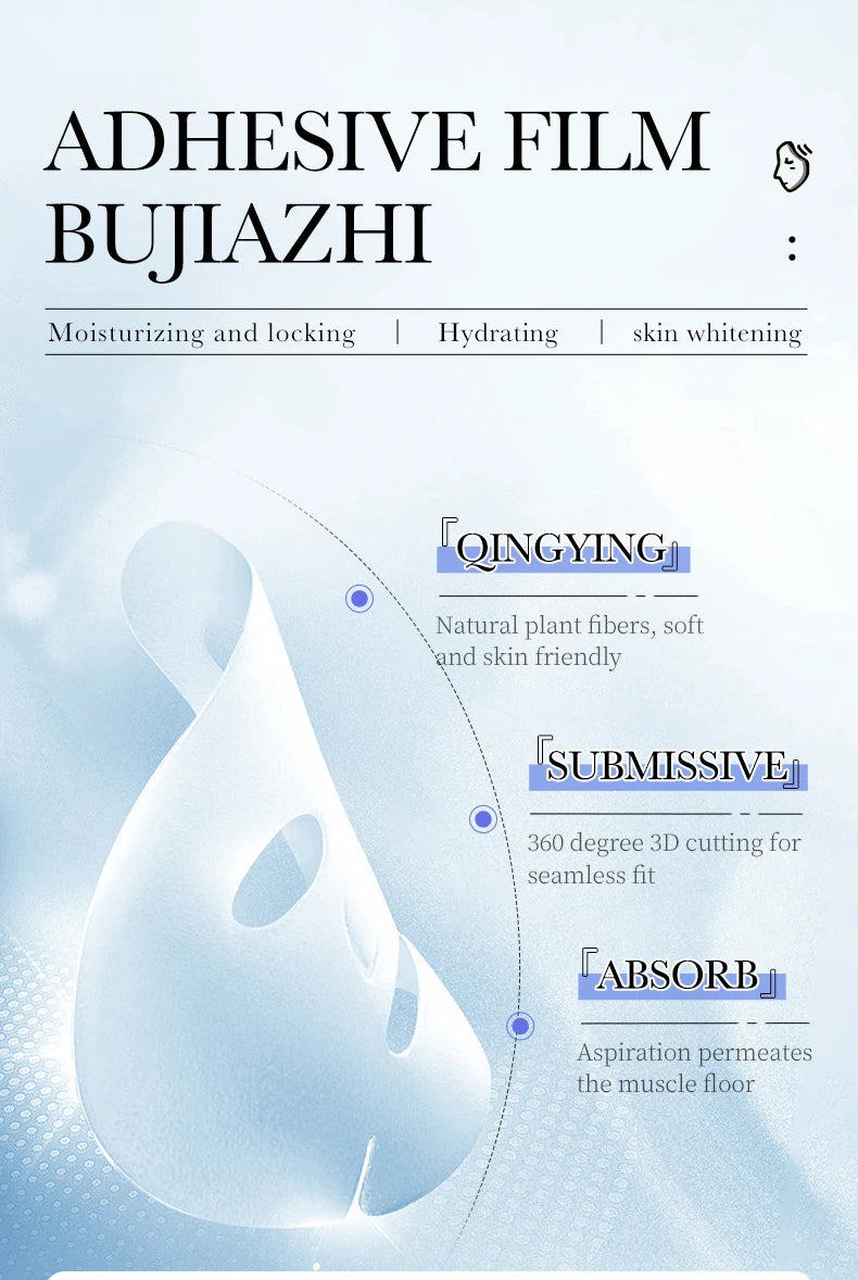 10pcs Hyaluronic Acid Facial Masks
