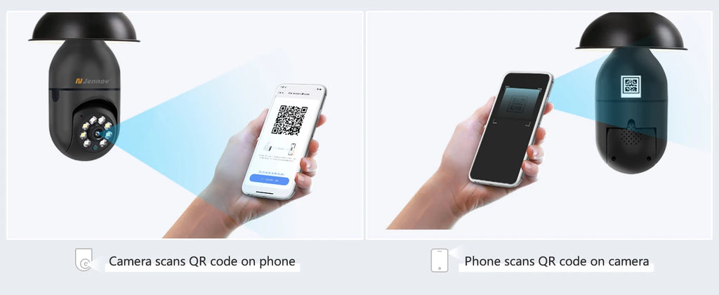 Light Bulb Security Camera, 360°