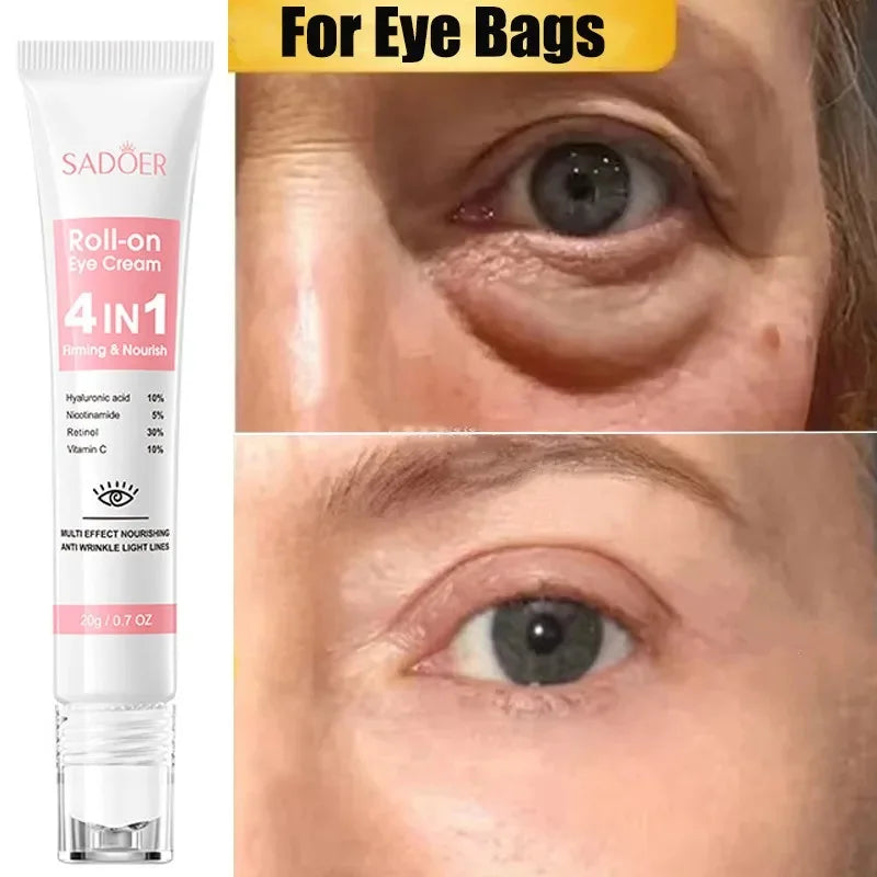 Women Instant Eye Bag Removal Cream with Collagen Anti-Wrinkle