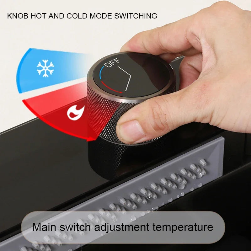 Kitchen Sink, Stainless Steel Waterfall Digital Display Faucet Set