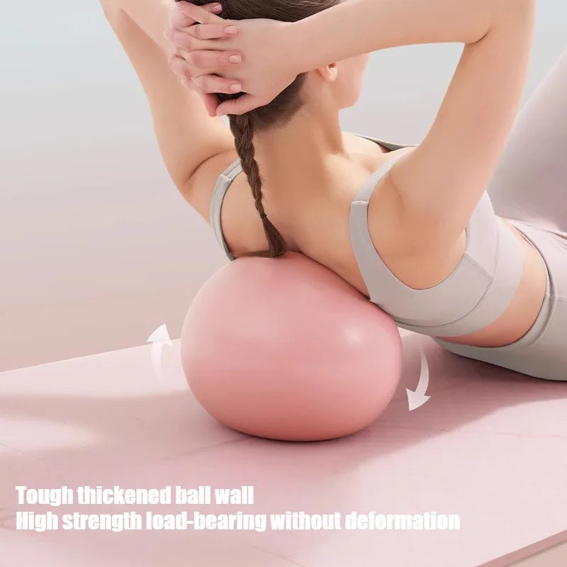 Women Gym Yoga Fitness Ball Thickening Type Anti-explosion Diameter 25 cm Pilates Workout Mini Ball Sculpting Legs And Hips