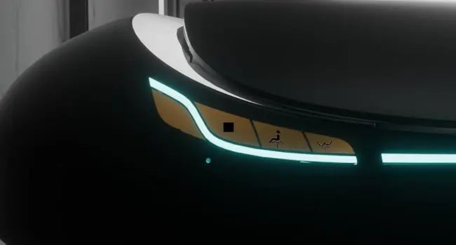 Adjusted Heated Seat, Luxury Smart Toilet With Bidet